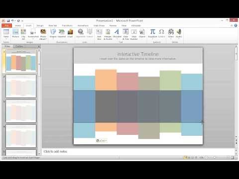 How to Create an Interactive Timeline in Powerpoint