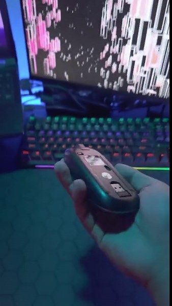 memzuoix Wireless Rechargeable LED Mouse, 2.4G with USB Receiver, 5-Button, 1200 DPI, Ambidextrous Design for PC, Laptop, Desktop, Chromebook, Mac –Black