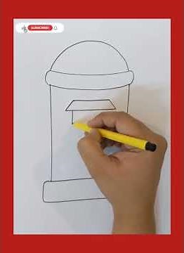 Easy Drawing : Letterbox | How to Draw A Letterbox | @KalakritArtStudiobyKanika