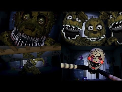 FNaF Custom Jumpscares COMPILATION | FNAF 4 | WayTwo
