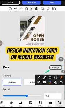 Create Invitation Cards on Mobile Browser | 700+ Ready Templates #invitationcarddesign