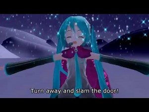 【初音ミク Hatsune Miku】 Let It Go (Piano Ver.) [MMD]【Idina Menzel cover】