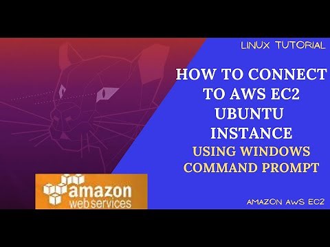 How To Connect To AWS EC2 Ubuntu Linux Instance Using Windows Command Prompt