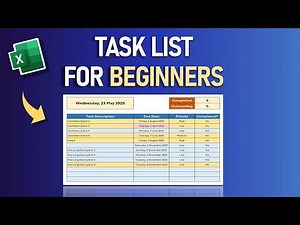 How to Make a Task List in Excel for Beginners (Step-by-Step Tutorial + Pro Tips!)