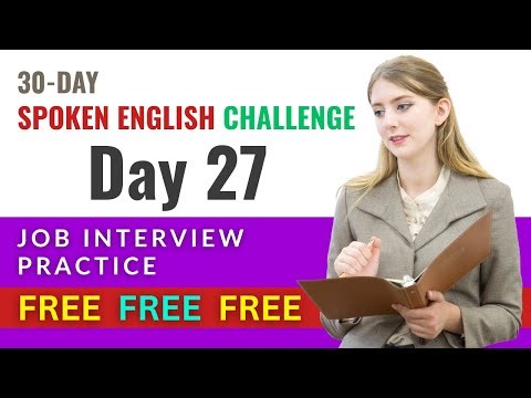 Day 27: Essential Job Interview Practice & Phrases | 30-Day Spoken English Challenge
