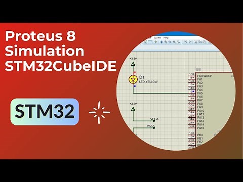 Proteus Simulation with STM32CubeIDE Microcontroller Project