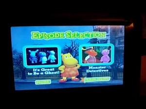 The Backyardigans: It's Great To Be A Ghost 2005 DVD Menu Walkthrough