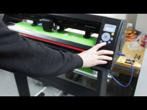 How to set-up TC631-AA and to cut vinyl out with basic design