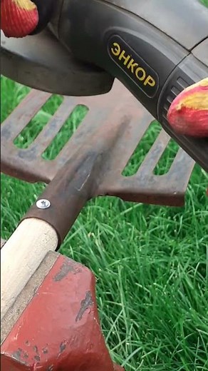 Quick Sharpening of a Shovel