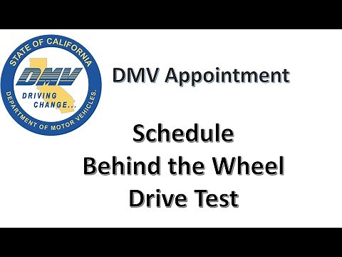How to book DMV Behind the wheel Appointment Online | Schedule DMV Drive test appointment