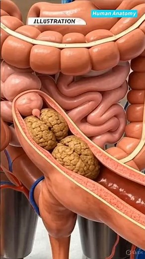 This Is What Happens When You Don’t Poop | Realistic 3D Colon View #anatomy