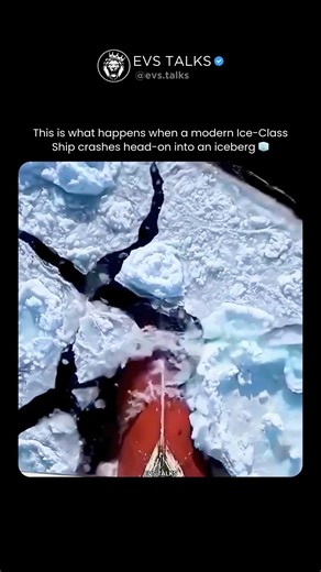 Ice-Class Ship vs Iceberg… Head-On! 😱🧊 | Here’s What Happens 🤯🚢🧊