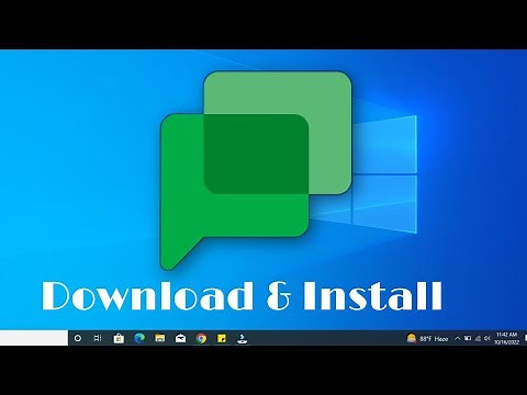 How To Install Google Chat In Windows 10 | Install Google Chat App for Desktop