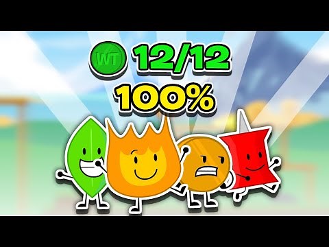 BFDI: Branches Demo - FULL 100% Playthrough (All Win Tokens)