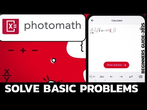 How to Solve Basic Math Problems in Photomath?