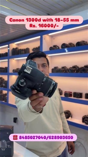 Canon 1300d with 18-55 mm