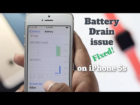 iPhone 5s,5,5c Battery Drain issues- FIXED!