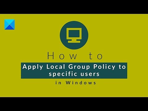 How to apply Local Group Policy to specific users in Windows