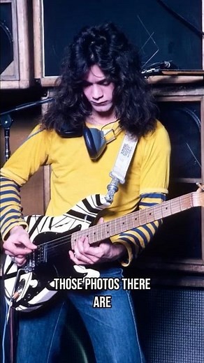 Eddie Van Halen having a wonderful time in rehearsal