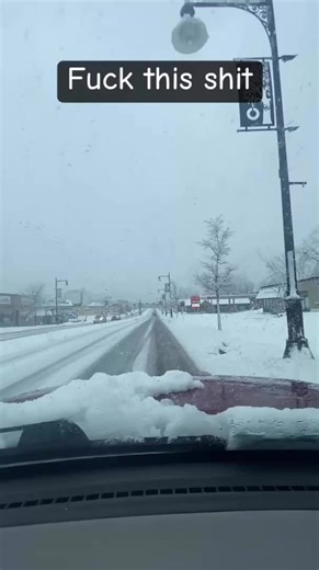 Living in Minnesota in a town full of hills is a challenge but the storm and ive was so bad a bih couldn’t even drive straight. My car kept sliding to the other side…and no my tires aint bald 😂 I don’t not why I still live here. I hate it but I love it. #fyp #winterstorm #minnesota
