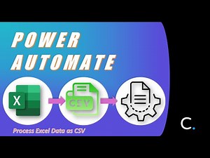 How to Process Excel Data as CSV in Power Automate