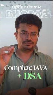 Complete JAVA + DSA Course for Beginners 🔥 | Crack Coding Interviews! #bhopal #coding #java #dsa