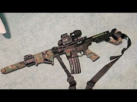 Crosman DPMS SBR Review in 2024 - CO2 Full Auto .177 BB w/ Crosman R1 Comparison