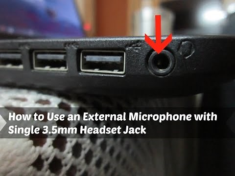 How to Use an External Microphone with Single 3.5mm Headset Jack