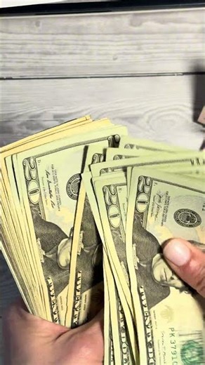 Satisfying Money Counting Video #asmrsounds #cash #viral