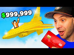 Building a $1,000,000 PLANE in Roblox Build a Plane!