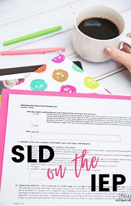 What is SLD Specific Learning Disability on an IEP?