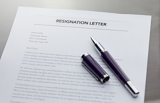Resignation letter templates | Michael Page