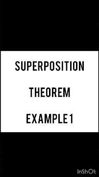 How to find branch currents using superposition theorem. Example 1. #shorts #engineering