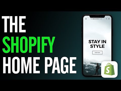 How To Design A Shopify Home Page THAT SELLS!