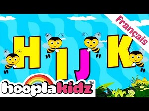 ABC Song (French) | Learn French Albhabets | HooplaKidz Français