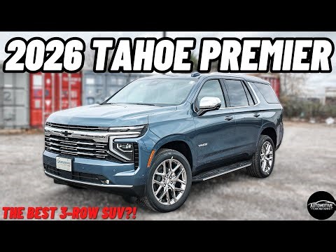 2026 CHEVROLET TAHOE PREMIER! | *Full Walkaround Review* | The BEST 3-Row SUV?!