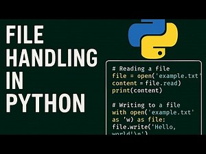 File Handling in Python: A Comprehensive Guide to Reading, Writing, and Appending Files