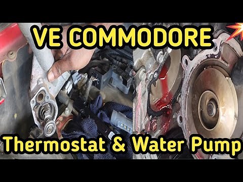 Holden VE Commodore V6 Alloytec Thermostat replacement And Water Pump Replacement