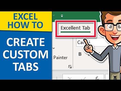 How to Create a Custom Tab in Excel