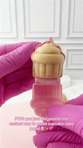 Cupcake Cake Pops in Seconds!🧁✨💖 | My Little Cakepop