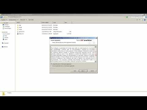 INSTALL FACTORYTALK SERVICES PLATFORM