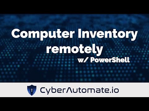 16. Remote Computer Inventory with PowerShell