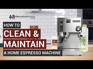 How to Clean and Maintain a Home Espresso Machine