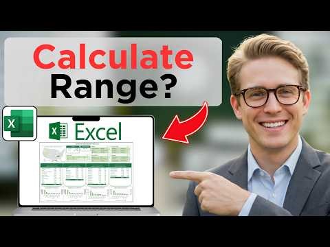 How To Calculate The Range In Excel (Full Guide 2026)