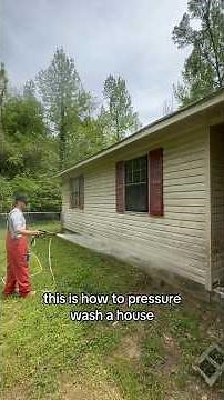 How To Pressure Wash A House
