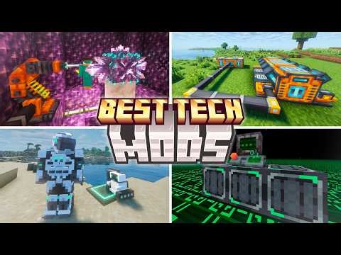 TOP 23 BEST Tech Mods for Minecraft | 1.21.1 / 1.20.1 (NeoForge, Forge & Fabric)