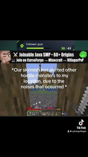 Trapped in the Greenhouse! Cyborg Origin vs “From the Caves” Monster | VillagerPvP SMP