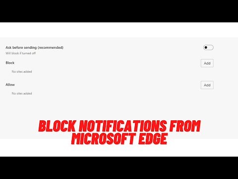 How to Block Notifications and Pop-Ups in Microsoft Edge (Step-by-Step Guide)