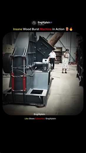 Massive Wood Burst Machine Power Test! 🌲⚙️🔥