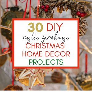 55 Classy Rustic Christmas DIY Decor Crafts